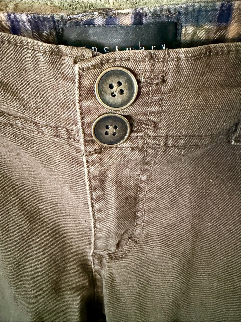 Sanctuary Cargo Pants in Olive Green - Picture 3 of 12